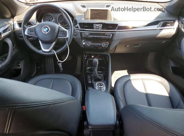 WBXHT3C36GP881986 2016 BMW X1 Black წინა პანელის ხედი
