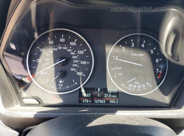 WBXHT3C36GP884581 2016 BMW X1 Gray Vista del cuadro de instrumentos