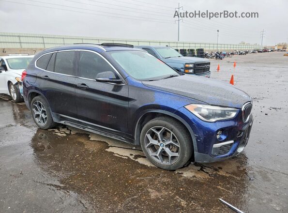 WBXHT3C36H5F85110 2017 BMW X1 Blue წინა მარჯვენა