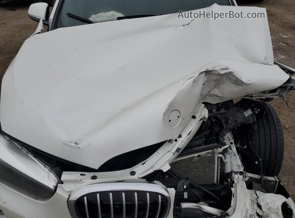 WBXHT3C36J3H31149 2018 BMW X1 White ძრავის განყოფილების ხედი