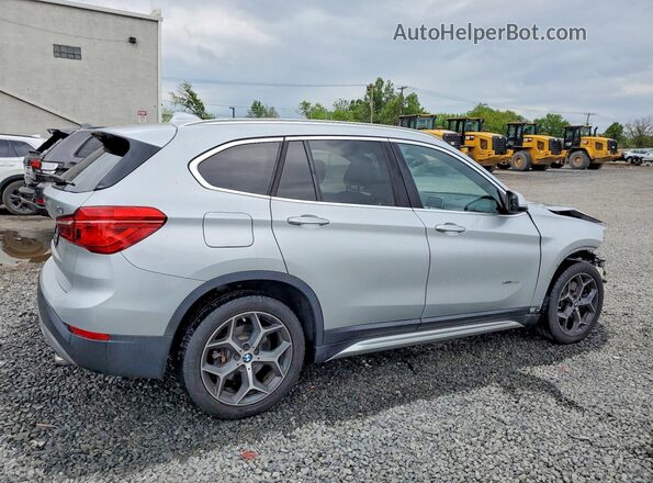 WBXHT3C36J5F93195 2018 BMW X1 Silver Հետևի աջ