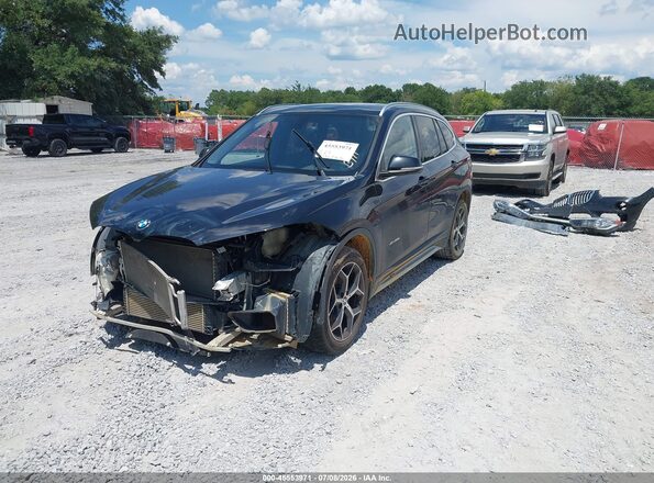 WBXHT3C36J5K23071 2018 BMW X1 Black Передня ліва чверть