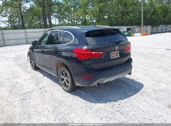 WBXHT3C36J5K23071 2018 BMW X1 Black Задня ліва чверть