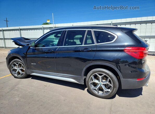 WBXHT3C36J5K25189 2018 BMW X1 Black უკანა მარცხენა