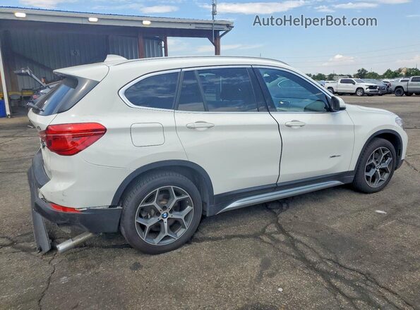WBXHT3C36J5K25323 2018 BMW X1 White Tył prawy
