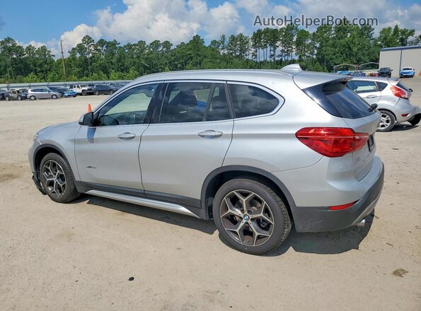 WBXHT3C36J5L24529 2018 BMW X1 Silver უკანა მარცხენა