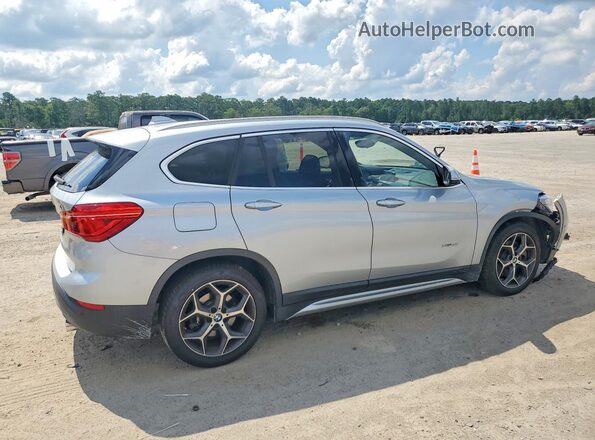 WBXHT3C36J5L24529 2018 BMW X1 Silver უკანა მარჯვენა