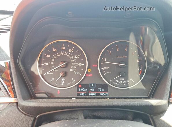 WBXHT3C36J5L24529 2018 BMW X1 Silver ხელსაწყოთა პანელის ხედი