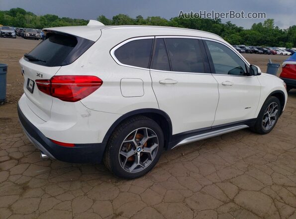 WBXHT3C37H5F67702 2017 BMW X1 White Tył prawy