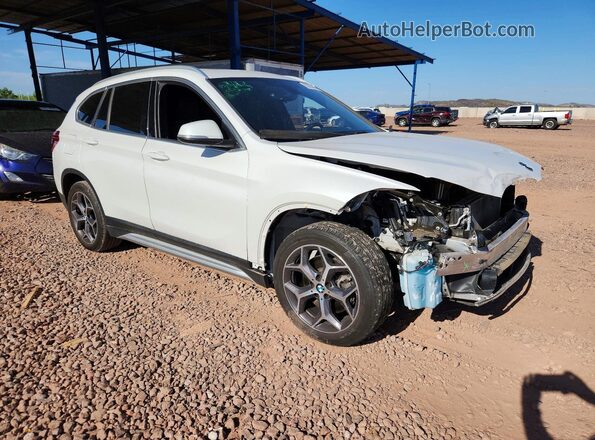 WBXHT3C37J3H33430 2018 BMW X1 Белый Передняя правая четверть