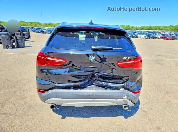 WBXHT3C37J5F89916 2018 BMW X1 Black Հետևի տեսք