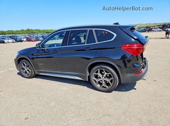 WBXHT3C37J5F89916 2018 BMW X1 Black Հետևի ձախ