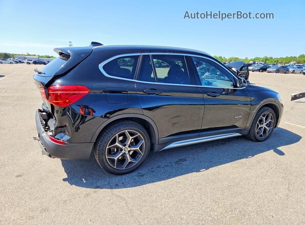 WBXHT3C37J5F89916 2018 BMW X1 Black Հետևի աջ