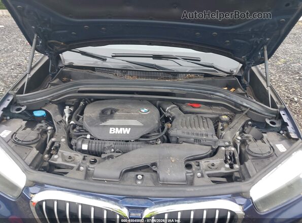 WBXHT3C37J5L33725 2018 BMW X1 Синий Вид сзади