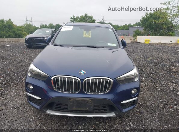 WBXHT3C37J5L33725 2018 BMW X1 Синий Вид щитка приборов