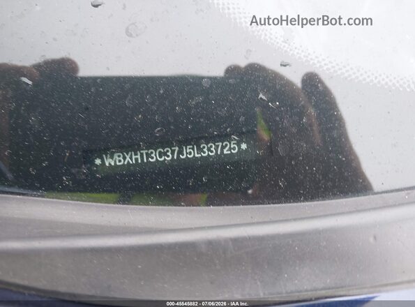 WBXHT3C37J5L33725 2018 BMW X1 Синий 