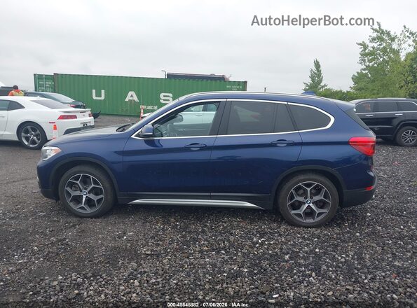 WBXHT3C37J5L33725 2018 BMW X1 Синий Панорамный вид салона 360°