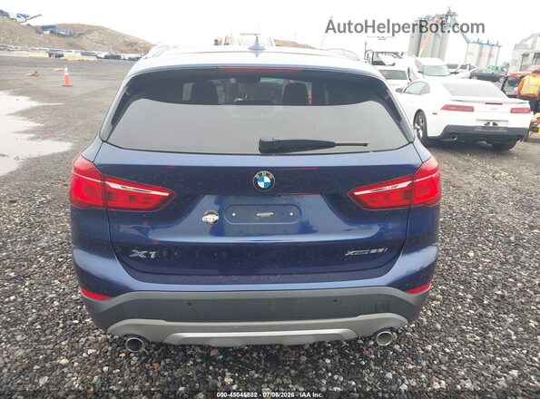 WBXHT3C37J5L33725 2018 BMW X1 Синий 