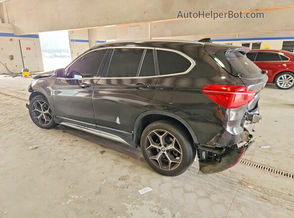 WBXHT3C38G5E55442 2016 BMW X1 Black უკანა მარცხენა