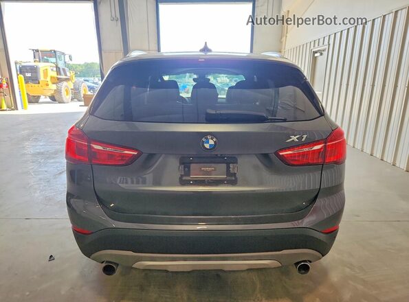 WBXHT3C38GP887076 2016 BMW X1 Gray Widok z tyłu