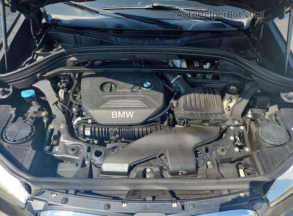WBXHT3C38GP887076 2016 BMW X1 Gray Widok komory silnika