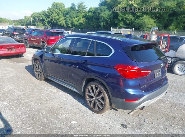 WBXHT3C38J3H30584 2018 BMW X1 Blue Задня ліва чверть