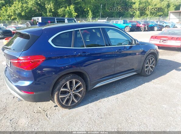 WBXHT3C38J3H30584 2018 BMW X1 Blue Задня права чверть