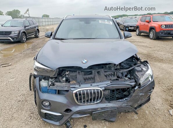 WBXHT3C38J5L28047 2018 BMW X1 Gray Вид спереду
