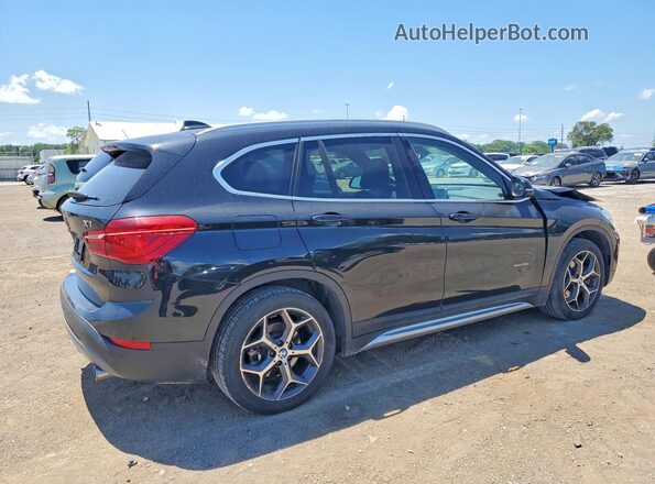 WBXHT3C39G5E51769 2016 BMW X1 Черный Задняя правая четверть
