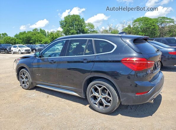 WBXHT3C39G5E51769 2016 BMW X1 Черный Задняя левая четверть