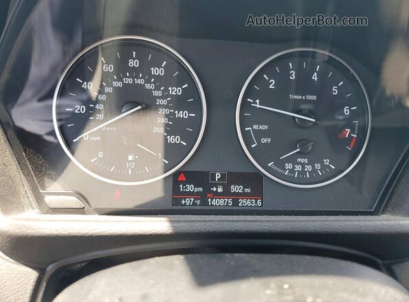 WBXHT3C39G5E51769 2016 BMW X1 Черный Вид щитка приборов