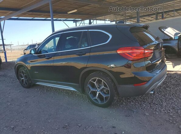 WBXHT3C39GP882128 2016 BMW X1 Black Հետևի ձախ