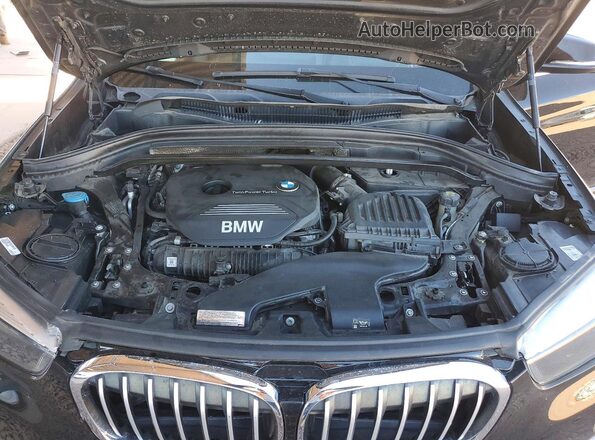 WBXHT3C39GP882128 2016 BMW X1 Black Շարժիչի բաժամունքի տեսք