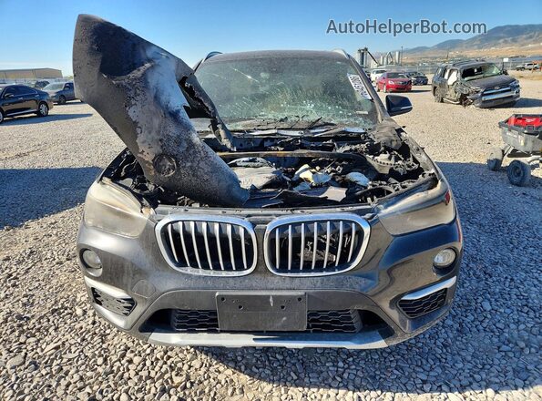 WBXHT3C39J5F92199 2018 BMW X1 Черный Вид спереди