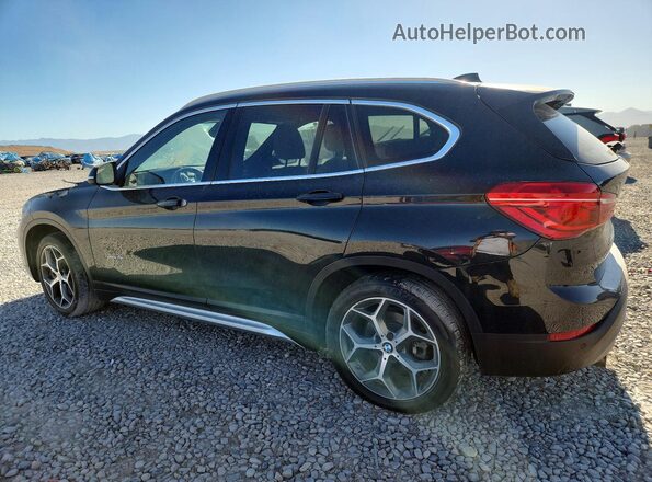 WBXHT3C39J5F92199 2018 BMW X1 Черный Задняя левая четверть