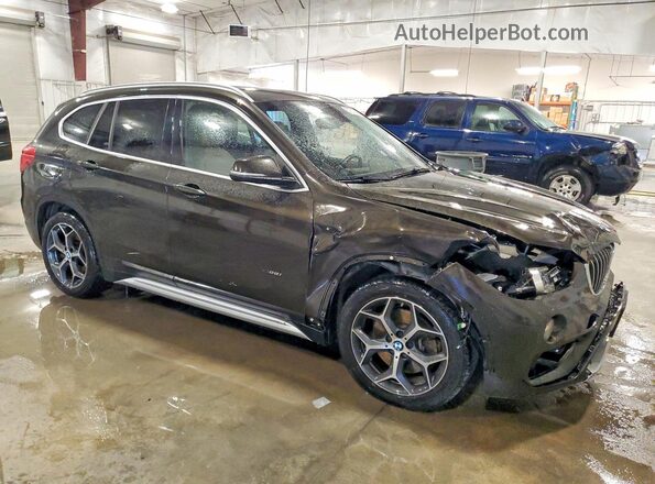 WBXHT3C3XGP883983 2016 BMW X1 Brown Front right