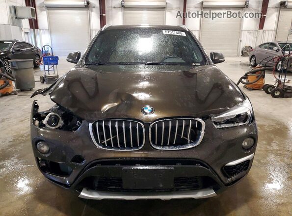 WBXHT3C3XGP883983 2016 BMW X1 Brown Front view
