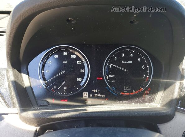 WBXHT3C3XJ3H30621 2018 BMW X1 Green Instrument cluster view