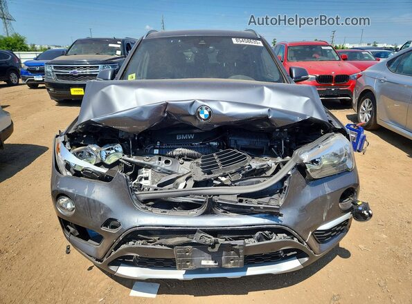 WBXHT3C54K5L35502 2019 BMW X1 Gray Դիմացի տեսք