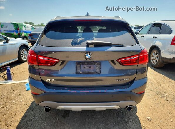 WBXHT3C54K5L35502 2019 BMW X1 Gray Հետևի տեսք