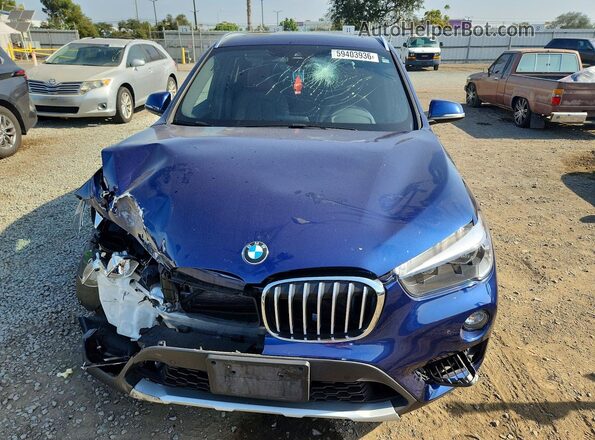 WBXHT3C55K3H34594 2019 BMW X1 Blue Widok z przodu