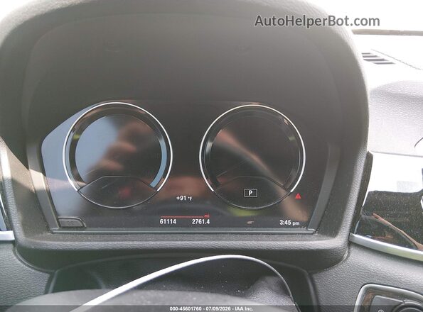 WBXHT3C56K5L38501 2019 BMW X1 White Հետևի նստատեղերի տեսք