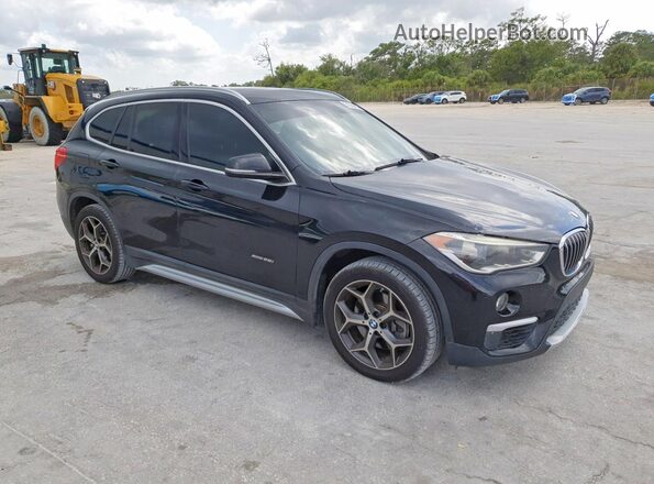 WBXHT3Z33G4A48786 2016 BMW X1 Черный Передняя правая четверть