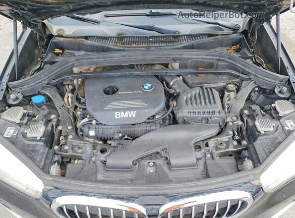 WBXHT3Z33G4A48786 2016 BMW X1 Черный Вид подкапотного пространства