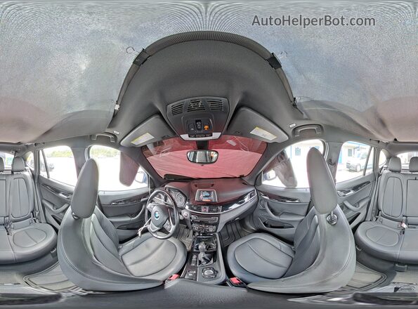 WBXHT3Z33G4A48786 2016 BMW X1 Черный Панорамный вид салона 360°