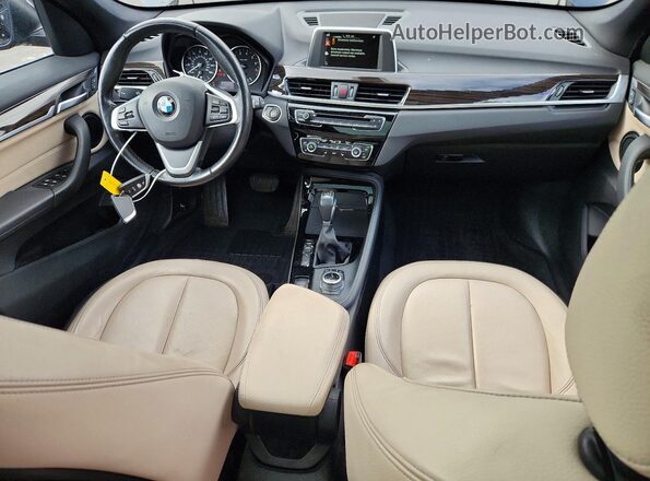 WBXHT3Z35G4A48403 2016 BMW X1 Black წინა პანელის ხედი