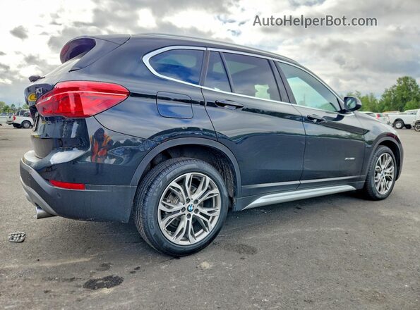 WBXHT3Z35G4A48403 2016 BMW X1 Black უკანა მარჯვენა