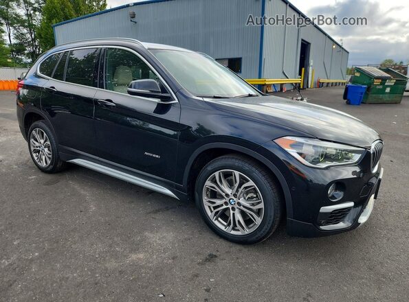 WBXHT3Z35G4A48403 2016 BMW X1 Black წინა მარჯვენა