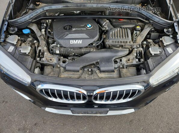 WBXHT3Z35G4A48403 2016 BMW X1 Black უკანა სალონის ხედი