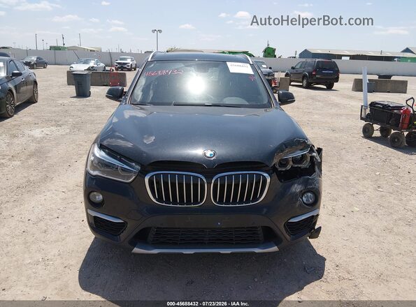 WBXHT3Z35G4A50734 2016 BMW X1 Black Instrument cluster view